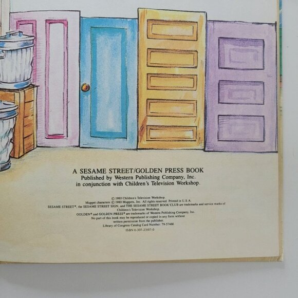 Sesame Street What Did You Bring Book Vintage 1981 Muppet Jim Henson Big Bird - Picture 2 of 9
